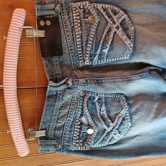 Lamasini Blue Denim Jeans - Picture 6 of 12